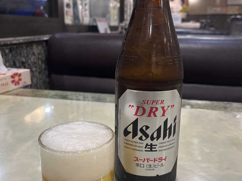 アサヒスーパードライ中瓶