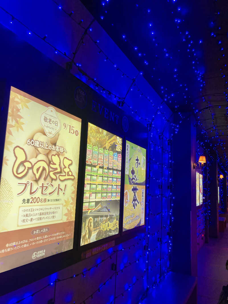 お刺身食べたいさんの温泉バルコニー キング&クイーンのサ活写真