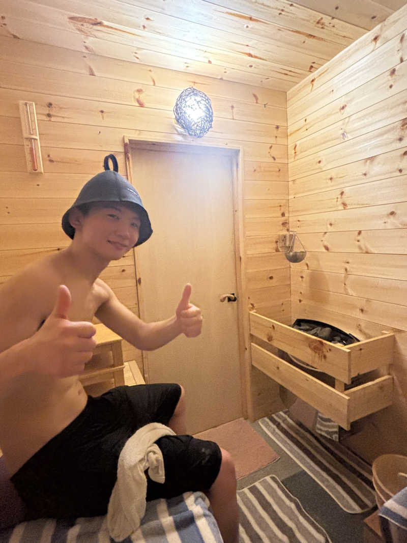 しがない専門学生のサウナ日記さんの貸切ミニログハウスサウナ Well-beingのサ活写真