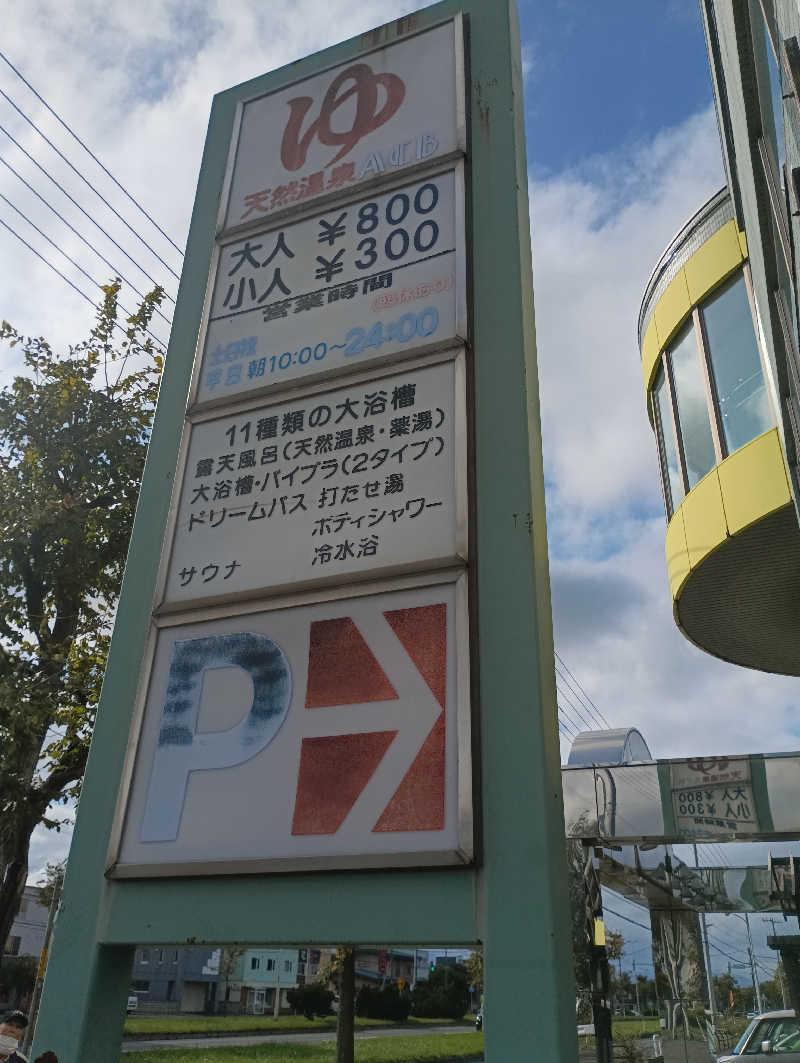 まっちゃんさんの天然温泉あしべ屯田のサ活写真