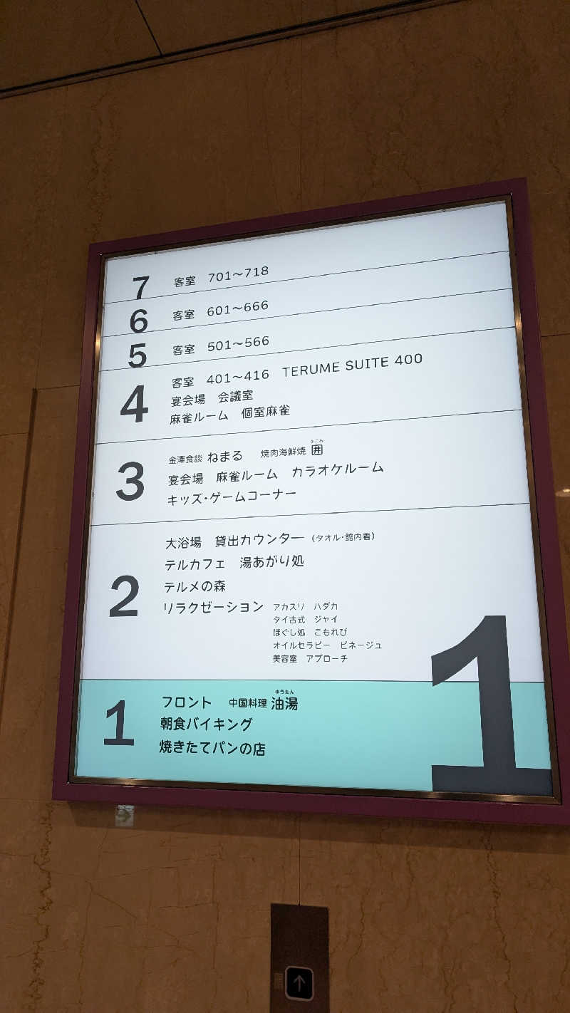 hiyoさんの天然温泉リラックスパーク テルメ金沢のサ活写真