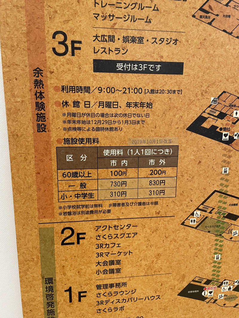 もこせさんのさいたま市桜環境センターのサ活写真