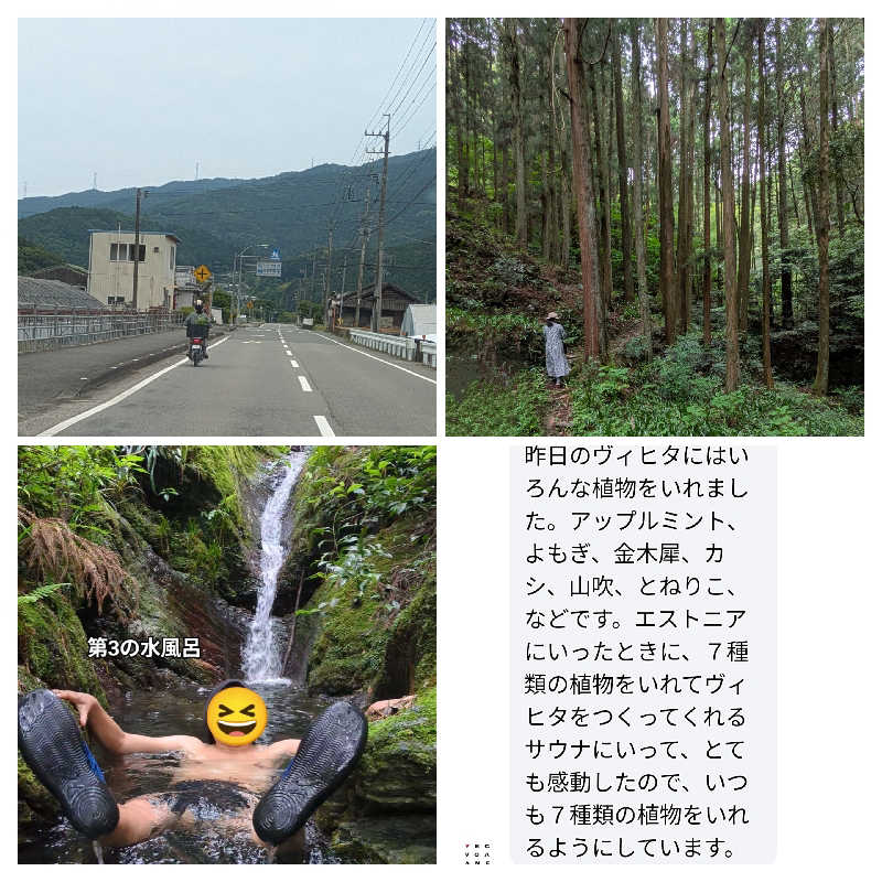 ボウズさんの森のサウナのサ活写真
