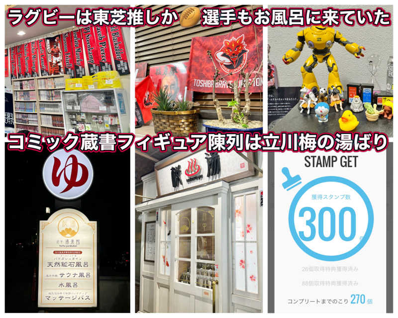 Manabu ("マナブ"でもOK)さんの府中湯楽館 桜湯のサ活写真