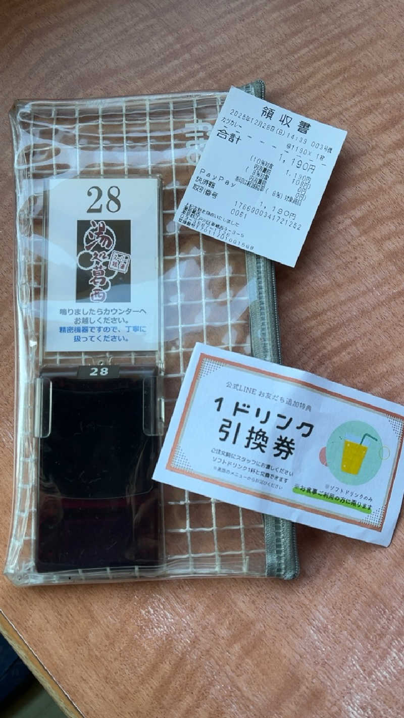 山崎さんのスーパー銭湯 湯処葛西のサ活写真