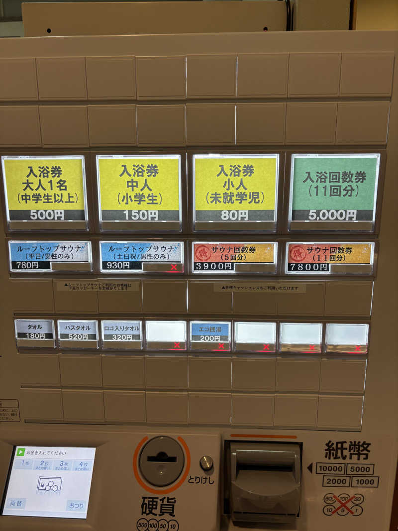 うなぎ犬さんの天然温泉 大喜湯昭和店のサ活写真