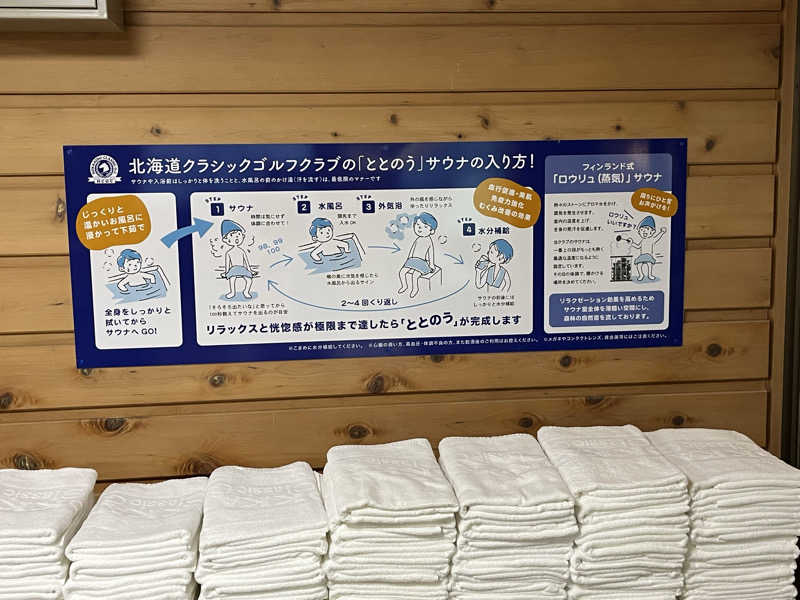 レイデオロさんの北海道クラシックゴルフクラブのサ活写真