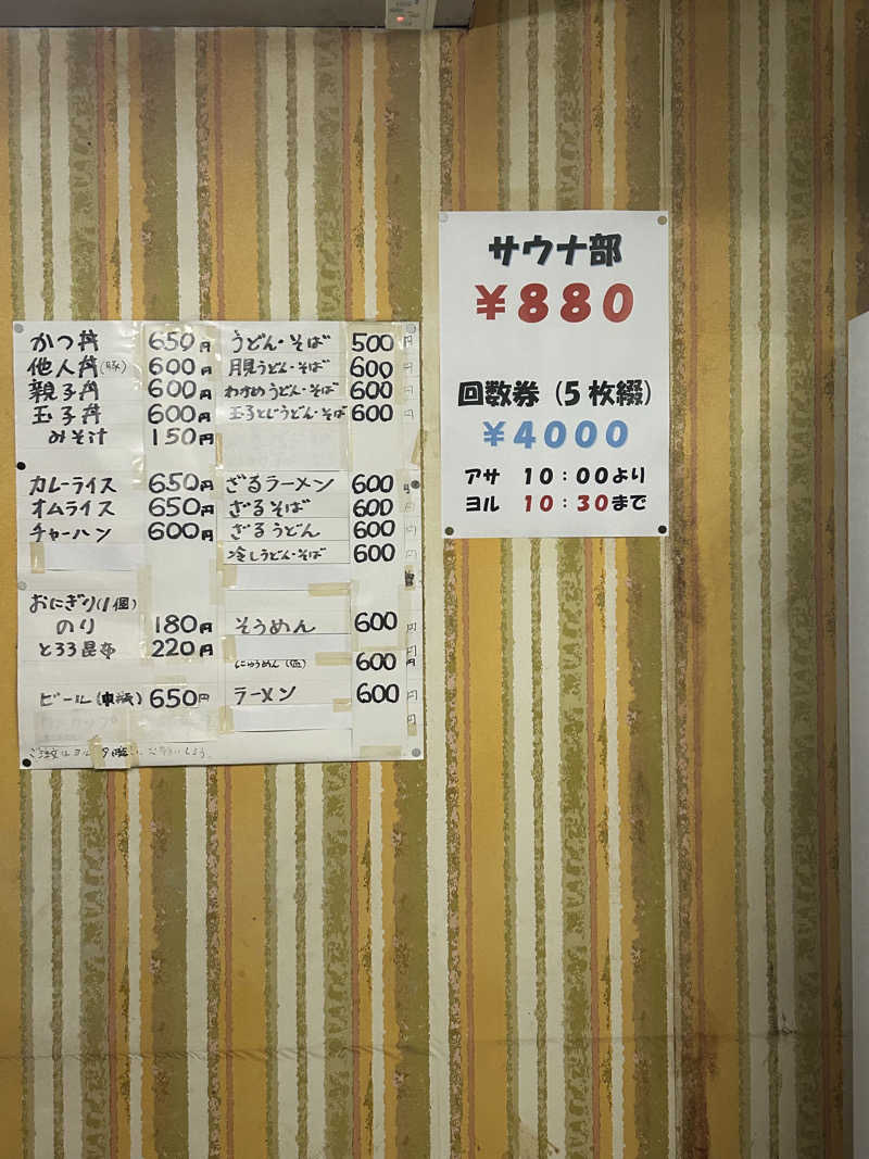 ちっちのすけさんの川合田温泉 サウナ部のサ活写真