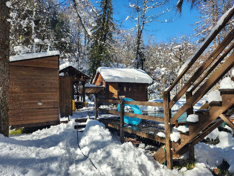 山の妖精さんの一色の森サウナ プライベートからまつ山荘のサ活写真