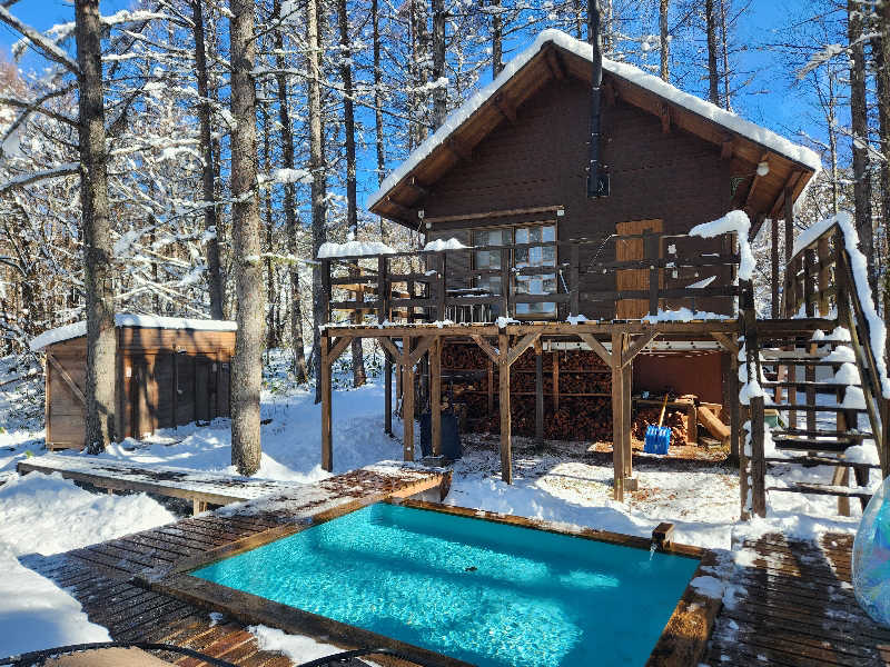 山の妖精さんの一色の森サウナ プライベートからまつ山荘のサ活写真