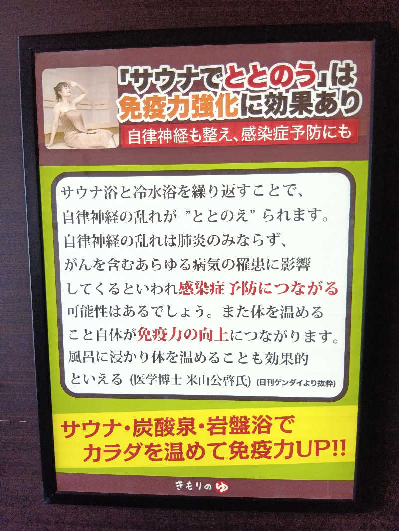 まこちゃん0605さんの喜盛の湯のサ活写真