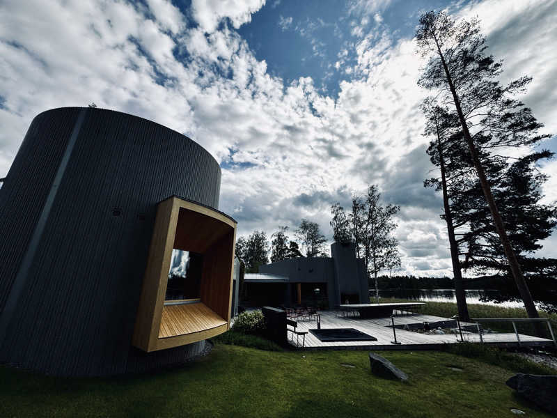 art sauna at serlachius museum at göstä[Joenniementie 47, 35800