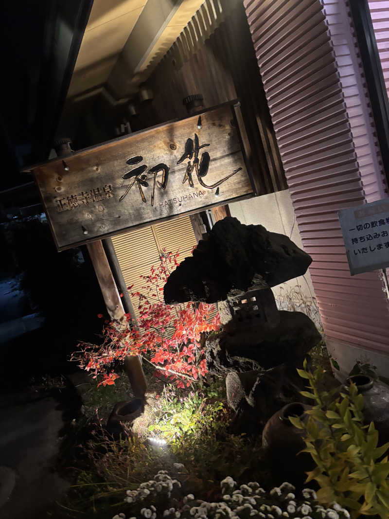 とかげさんの正徳寺温泉初花のサ活写真