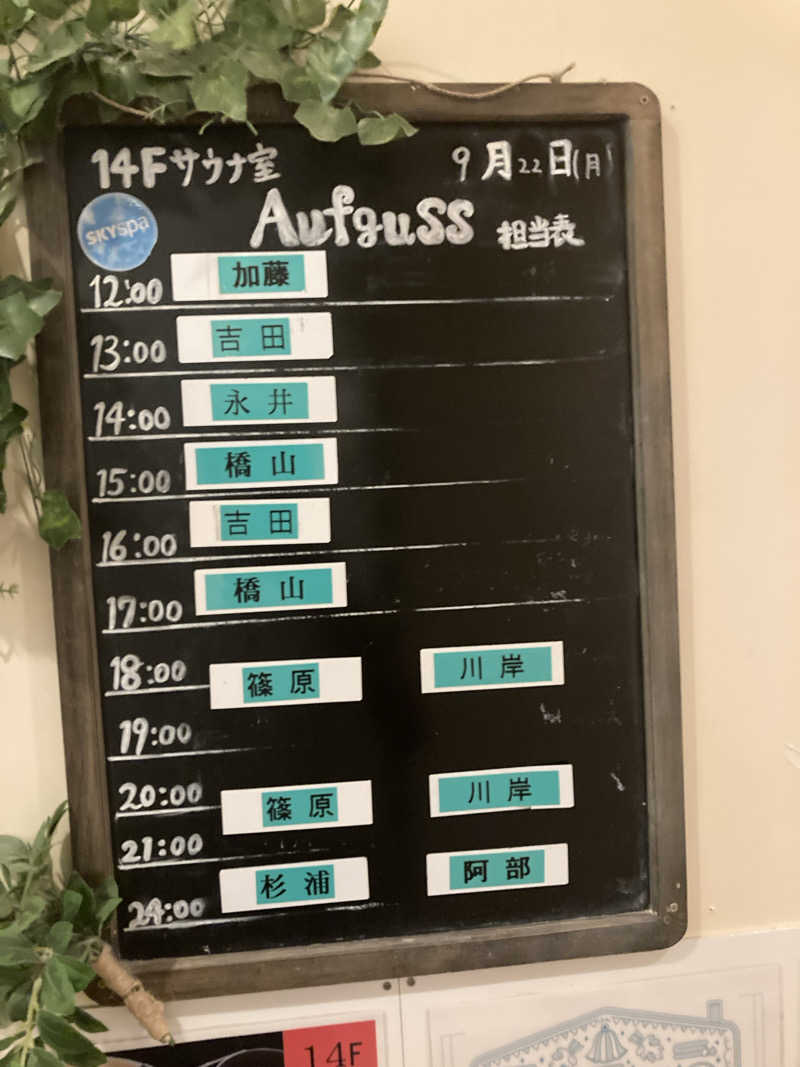 yossyさんのスカイスパYOKOHAMAのサ活写真