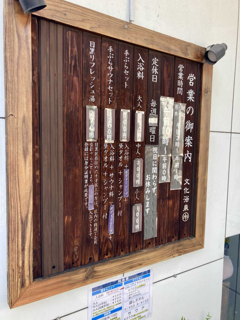 yossyさんの文化浴泉のサ活写真