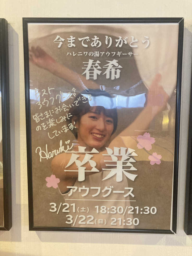 yossyさんのおふろcafé ハレニワの湯のサ活写真