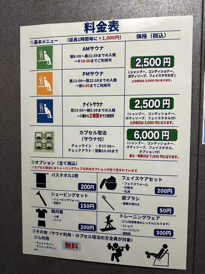 やまださんのサウナ&カプセルミナミ学芸大店のサ活写真