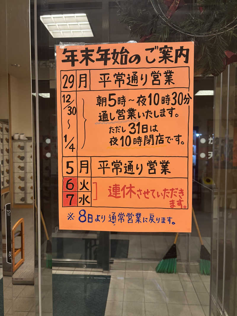 ゴクウさんのにしき温泉のサ活写真