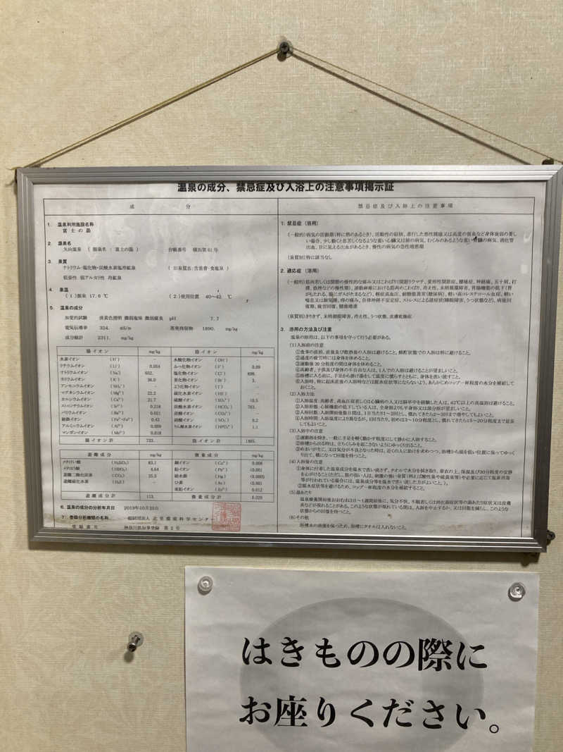 デュークさんの冨士の湯のサ活写真