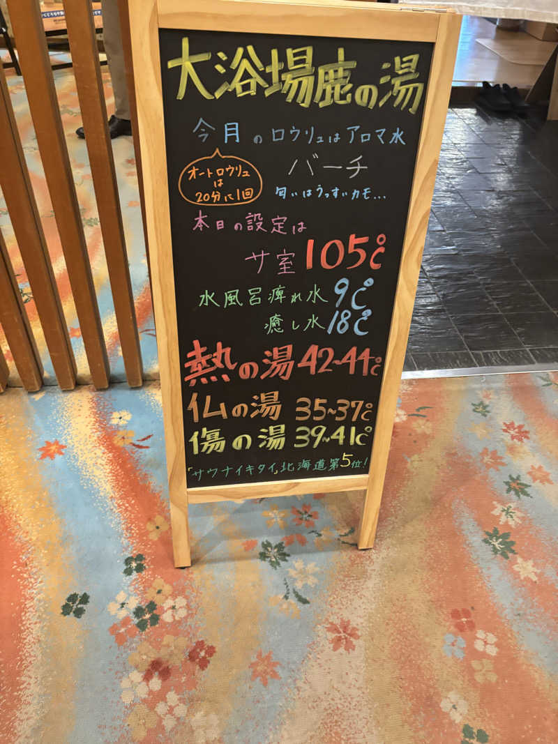 たかゆきさんの定山渓 鹿の湯のサ活写真
