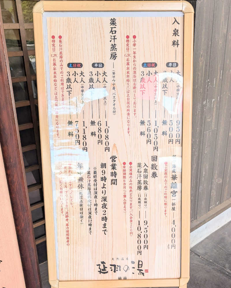 ぴどりんさんの天然温泉 延羽の湯 鶴橋店のサ活写真