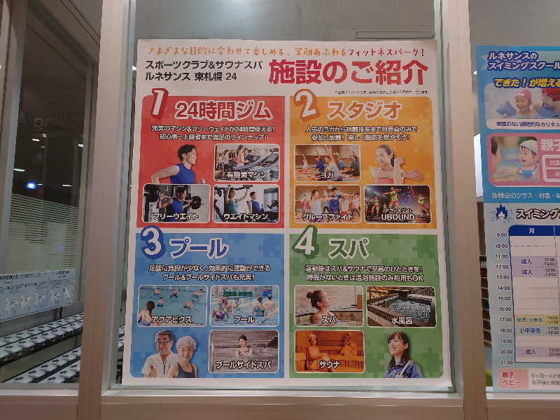 なめこさんのスポーツクラブ&サウナスパ ルネサンス 東札幌24のサ活写真