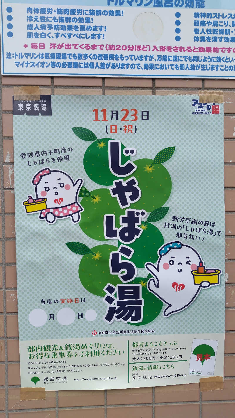 シキマル＠アマミ好きさんの大森湯のサ活写真