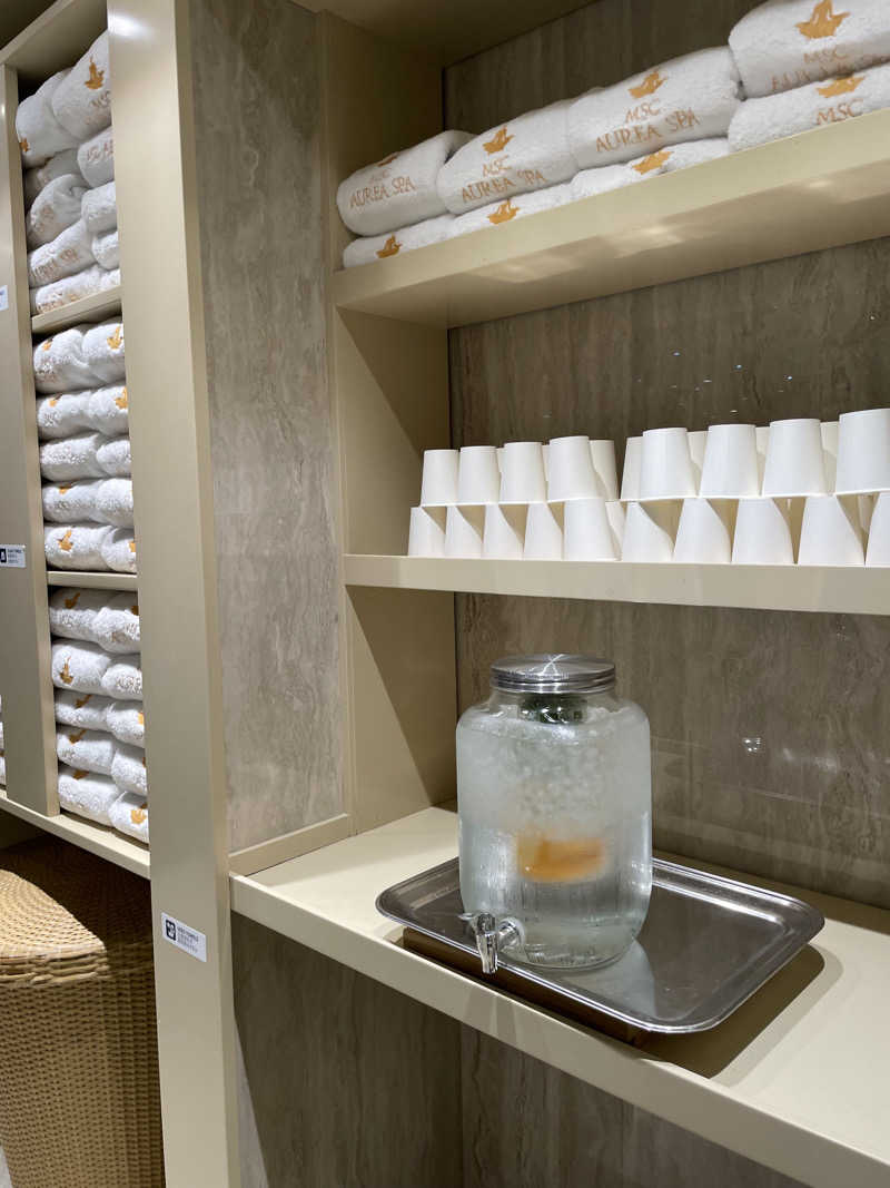 大あたりさんのMSCベリッシマ(クルーズ船)のサ活写真