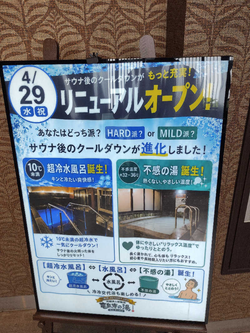 よっちんさんの湘南RESORT SPA 竜泉寺の湯 湘南茅ヶ崎店のサ活写真