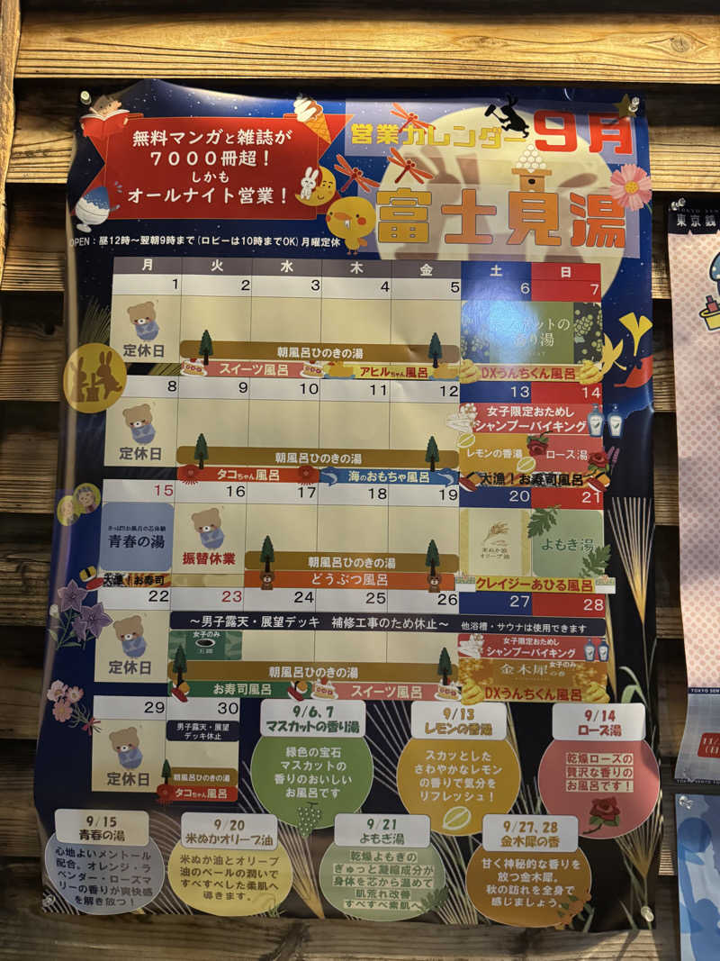 ぴょんちーさんの昭島 富士見湯のサ活写真