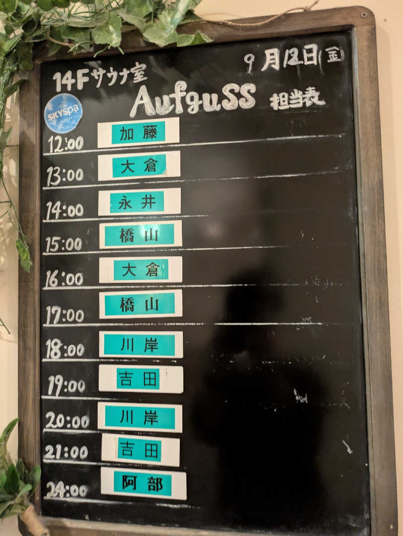 まっきぃさんのスカイスパYOKOHAMAのサ活写真