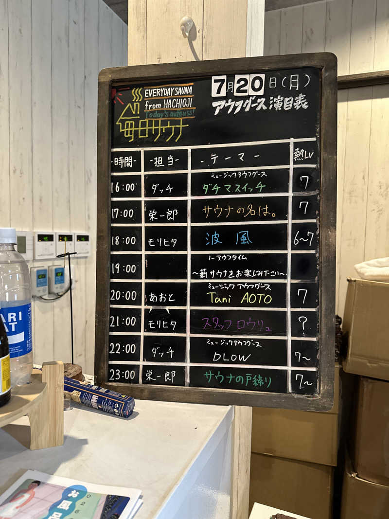 ぐっちさんの毎日サウナ 八王子店のサ活写真