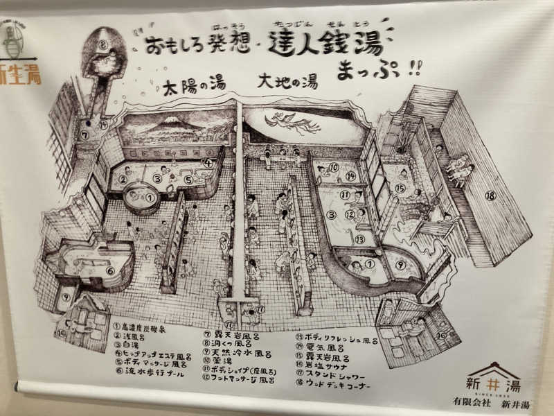 ca.さんの新生湯のサ活写真