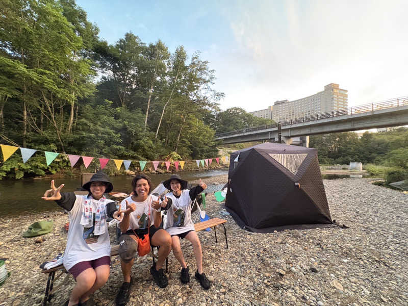 月見湯専属熱波師sayakaさんのさやみじゅテントサウナイベントのサ活写真