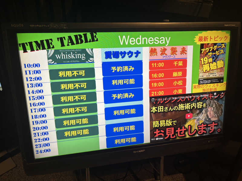 まさとさんの天空のアジト マルシンスパのサ活写真