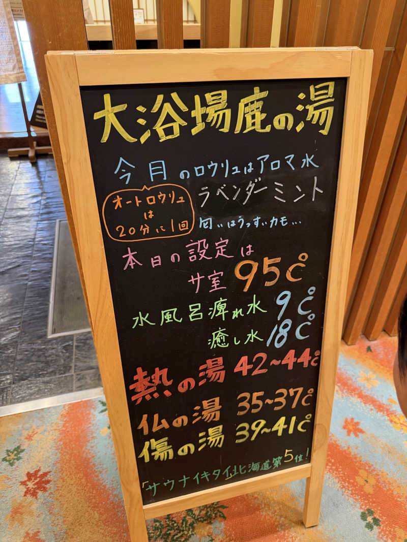 miisaさんの定山渓 鹿の湯のサ活写真