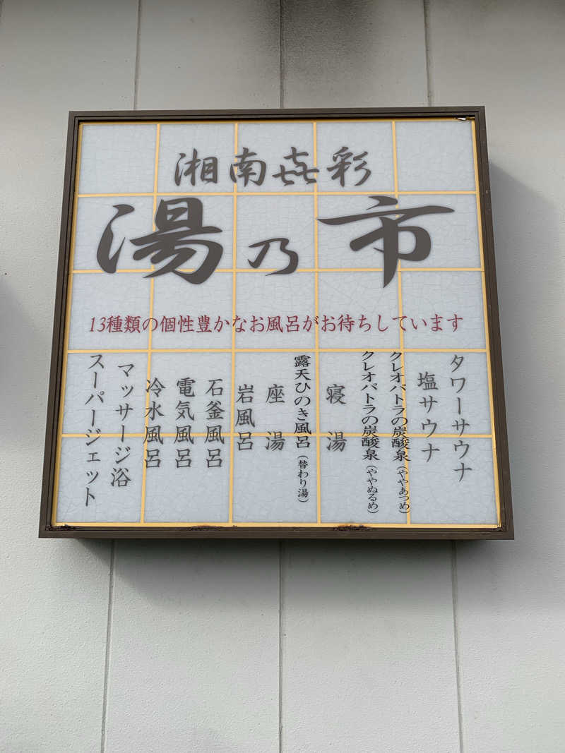 hsnttyさんの湯乃市 藤沢柄沢店のサ活写真