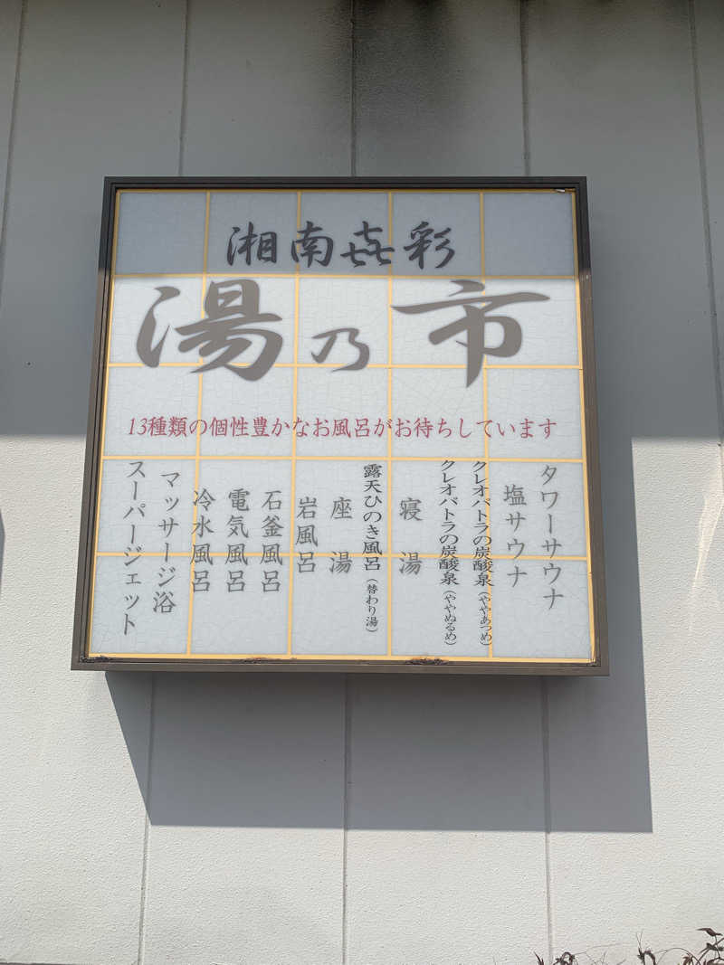 hsnttyさんの湯乃市 藤沢柄沢店のサ活写真