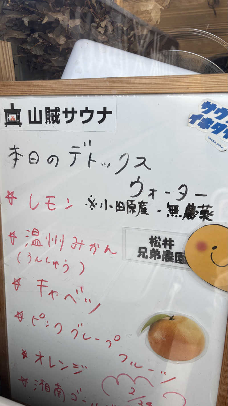 戦国さんの山賊サウナのサ活写真