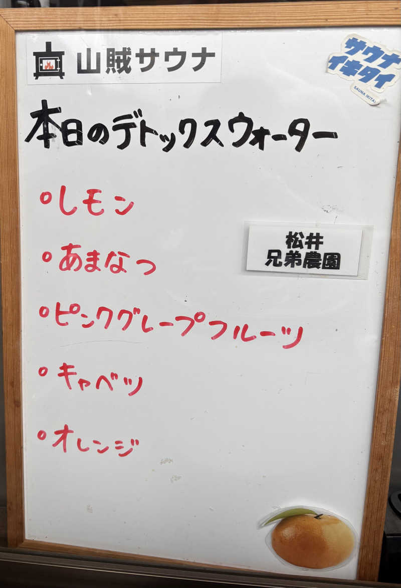 戦国さんの山賊サウナのサ活写真