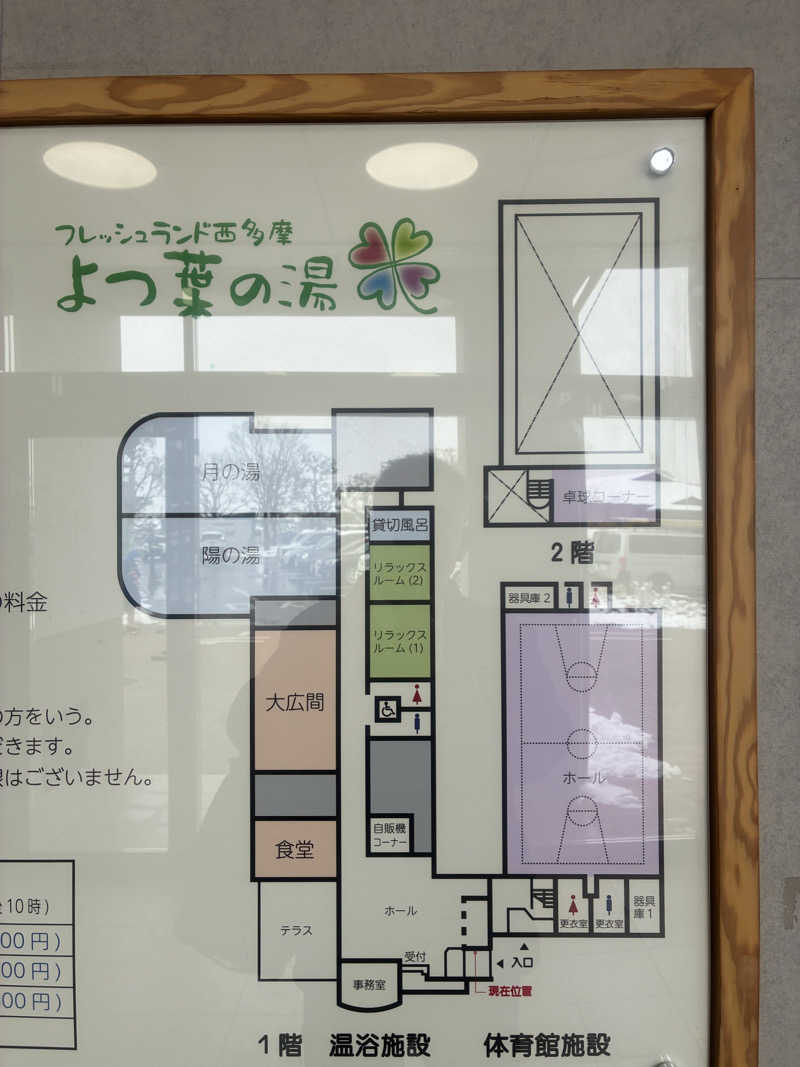 蒸しＸさんのフレッシュランド西多摩 よつ葉の湯のサ活写真