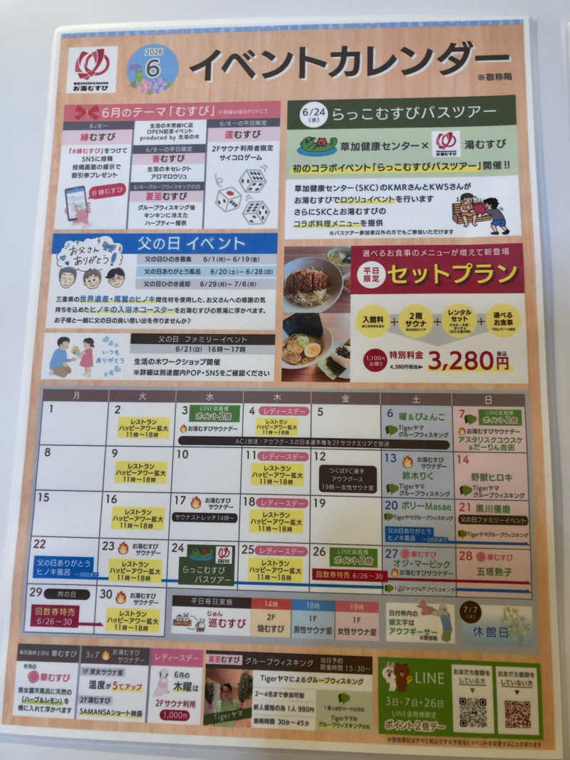 きょうもラーメン。あしたもラーメン。さんの常総ONSEN&SAUNA お湯むすびのサ活写真