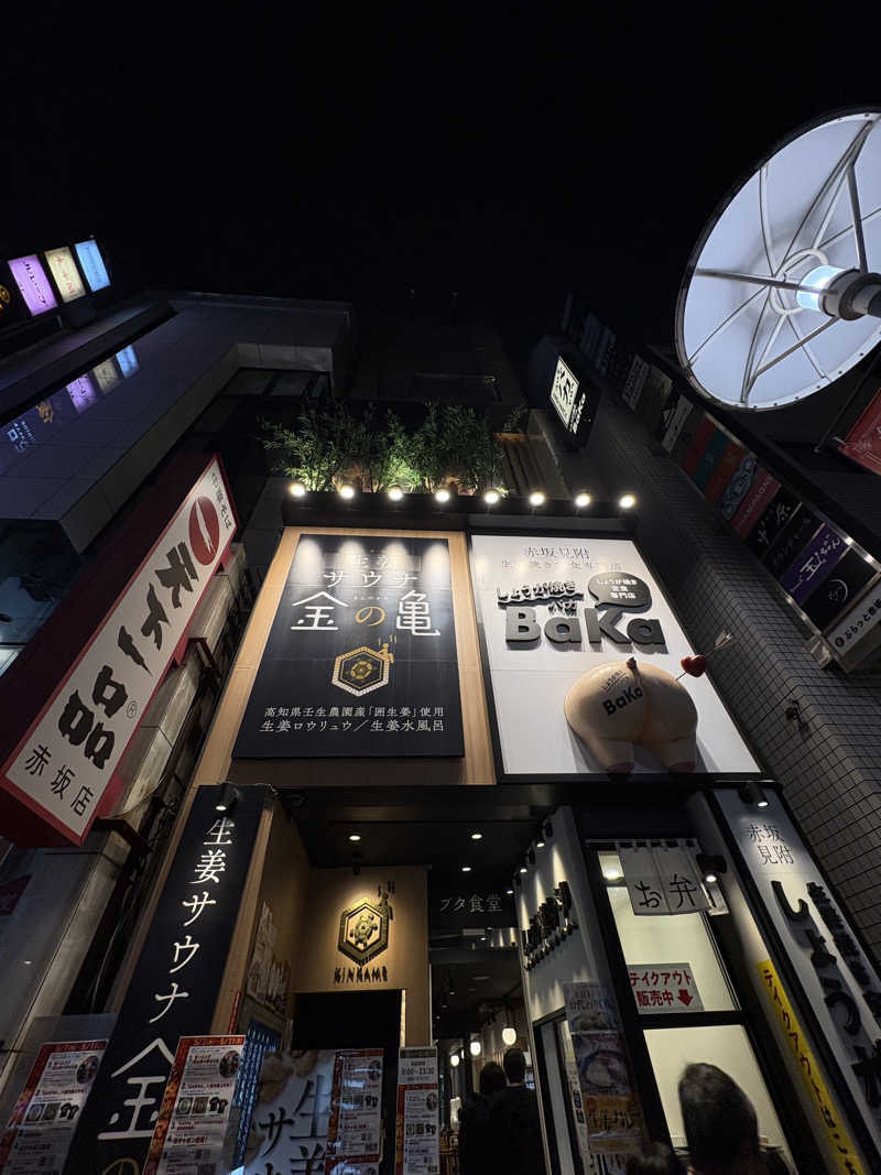 いけだですさんの生姜サウナ「金の亀」のサ活写真