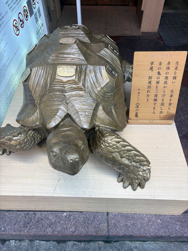 いけだですさんの生姜サウナ「金の亀」のサ活写真