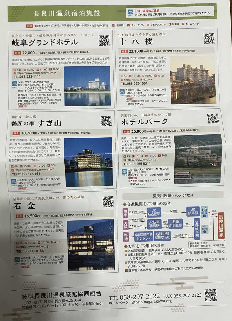 サウナ坊さんの岐阜グランドホテルのサ活写真