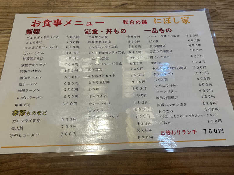 スカサズジョーダンさんの和合の湯のサ活写真