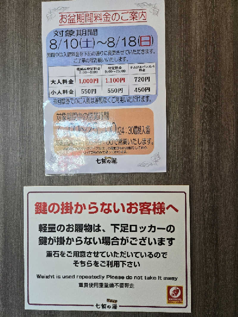 まっくすさんの七福の湯 戸田店のサ活写真