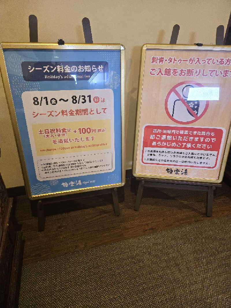 まっくすさんの極楽湯 ロイヤル川口のサ活写真