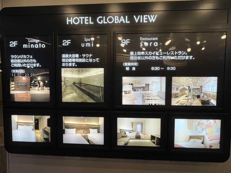 つっちさんのホテルグローバルビュー 八戸のサ活写真