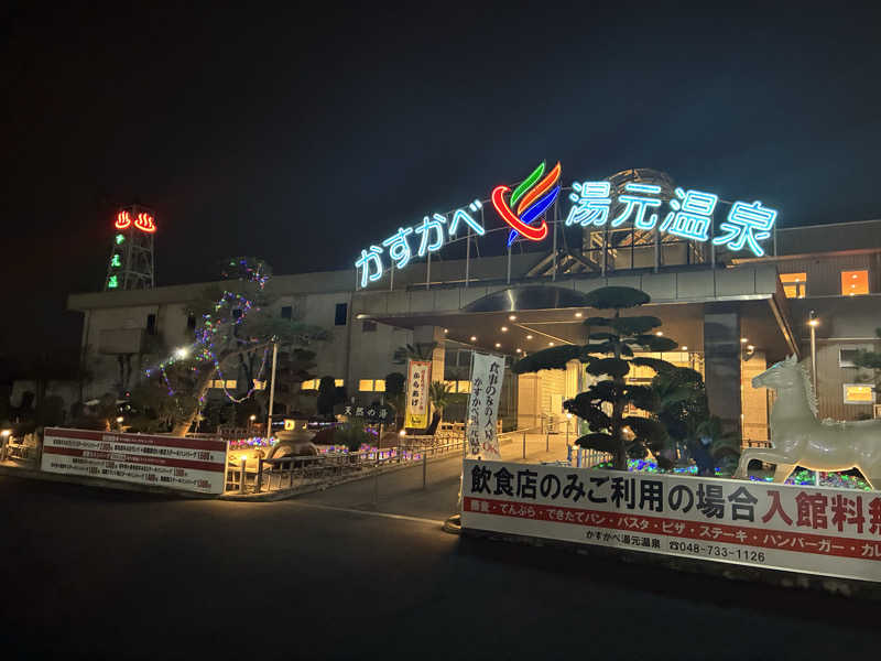 O→たけさんのかすかべ湯元温泉のサ活写真